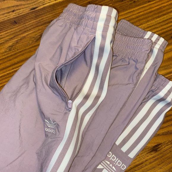 Adidas Lavender Puffy Track Pants - Picture 5 of 5